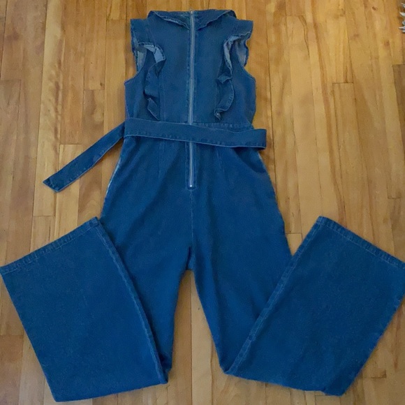 Anthropologie denim jumpsuit size XS - Picture 7 of 10